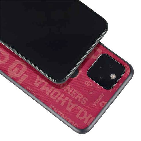 University of Oklahoma Split Jersey Google Pixel 5a Skin